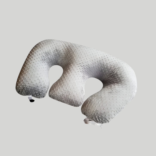 coussin d'allaitement pour jumeau gris- Mon Royaume du Bébé